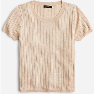 Jcrew silk-cashmere cropped T-shirt size xs